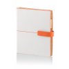 Diář ADK Linea 2024 bílý s oranžovou zápinkou