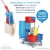 sada na podlahu vozik object mop flipper 40 cm