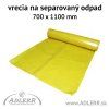 vrecia na separovany odpad zlte