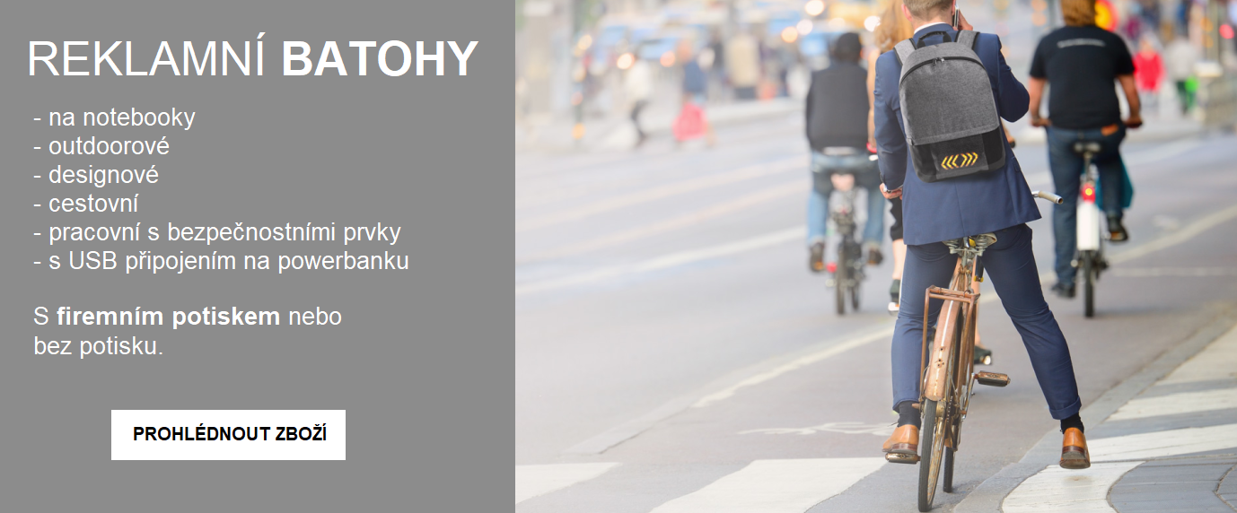 Reklamní batohy