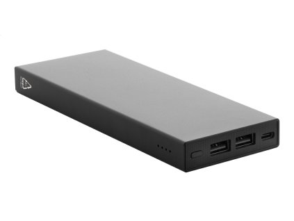 M864050-10 a/ REKLAMNÍ POWERBANKY, HLINÍK, 10 000 mAh/ reklamní it dárky s potiskem/ brand loga firmy/černá