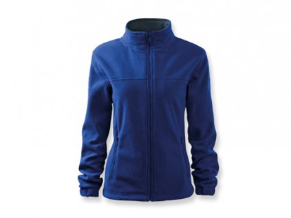 034498-20 modrá* Dámská fleecová mikina na zip mírně projmutá*potisk*pracovní oděvy*reklamní oblečení