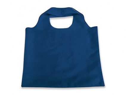 M721288-06|Reklamní nákupní silonové tašky složitelné do malé taštičky|Reklamní potisk firemním tiskem| nákupní taška polyesterová skládací tmavě modrá