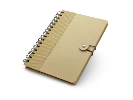 B17605-A/ LINKOVANÝ ZÁPISNÍK. PRODEJ A POTISK ZÁPISNÍKŮ, A5 BLOK, LINKOVANÝ PAPÍR, LISTY HNĚDÉ