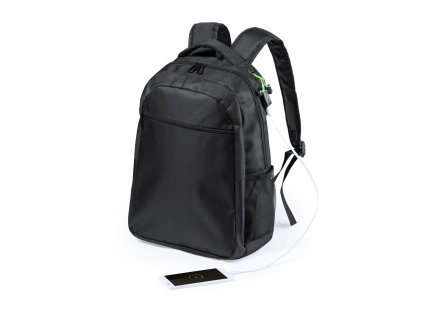 M781712 10/VODĚODOLNÉ, NEPROMOKAVÉ, PEVNÉ A KVALITNÍ BATOHY NA NOTEBOOKY "15"/ REKLAMNÍ BATOHY S MOŽNOSTÍ POTISKU/ BATOHY NA POČÍTAČE A TABLETY/ ČERNÁ