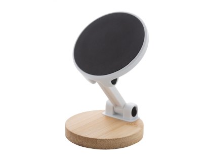 M864079 01STOJÁNEK NA MOBIL S NABÍJENÍM, rpet skládací stojánek na mobily a telefony s rychlonabíječkou / ekologické reklamní dárky a propagační IT + PC dárky s potiskem loga firmy