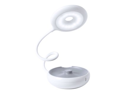 M781342-01/PC STOLNÍ KANCELÁŘSKÁ LED LAMPA/ REKLAMNÍ PŘEDMĚTY/ S POTISKEM/ BÍLÁ