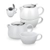 P93805 set/KERAMICKÉ A PORCELÁNOVÉ KONVICE, KONVIČKY A HRNKY NA ČAJ/ BÍLÁ