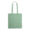 M721569 07/ ZELENÁ TAŠKA NA NÁKUP, POTISKNOUT PLNOBAREVNĚ LOGEM, GRAFIKOU FIRMY