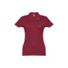 R30135-115/ BORDÓ TRIČKO, TRIKO, POLOKOŠILE Z BAVLNY, S LÍMEČKEM, POTISK FIREMNÍ GRAFIKOU