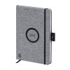 M722169 77/ ZÁPISNÍKY, BLOKY A NOTESY S NABÍJENÍM PRO MOBILY/ RPET 300 D POLYESTER