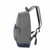 B20142 14 d/PRACOVNÍ BATOHY A TAŠKY, A AKTOVKY NA PRACOVNÍ DOKUMENTY/ BATOHY NA NOTEBOOKY S POLSTROVANÝMI ZÁDY, POSTRANNÍ KAPSOU NA LÁHEV NA VODU/ ŠEDÁ/MODRÁ