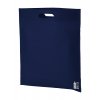 M809534 06a/EKOLOGICKÉ DÁRKOVÉ TAŠKY Z NETKANÉ TEXTILIE, POTISKNOUT TAŠKY LOGEM, OBRÁZKEM, FIREMNÍ GRAFIKOU, TMAVĚ MODRÁ