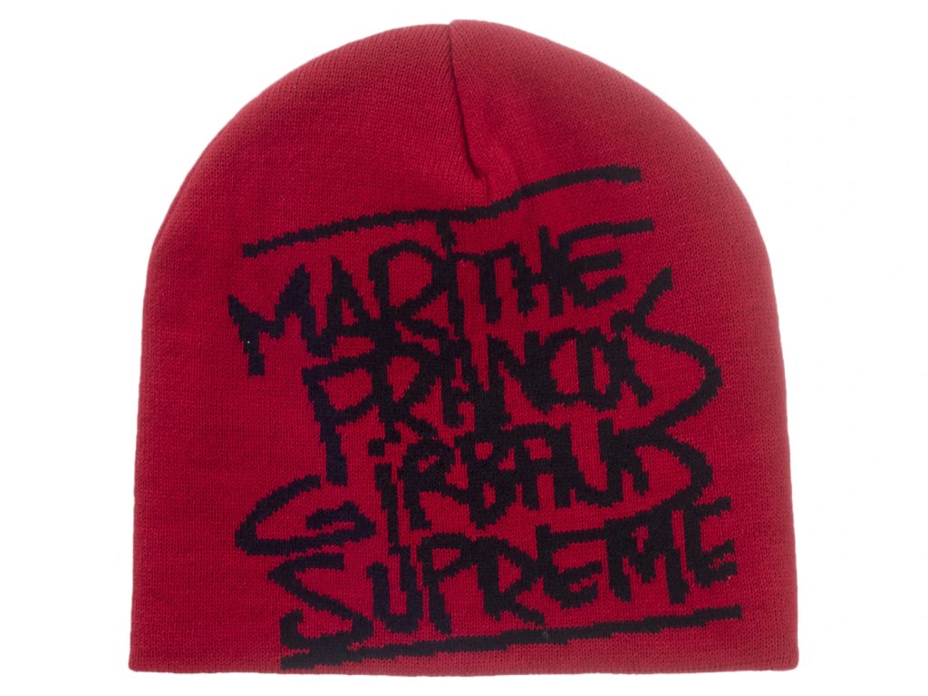 Supreme Marithé + François Girbaud Beanie Red - ADONIO