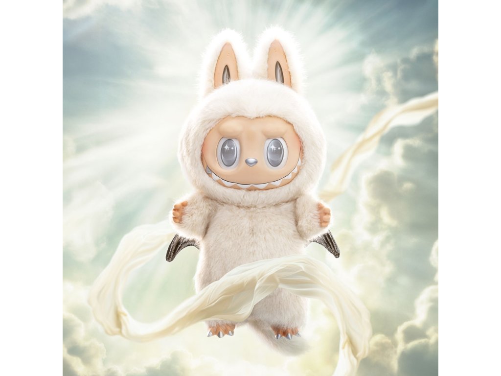 Pop Mart The Monsters Labubu Zimomo Angel in Clouds Figure