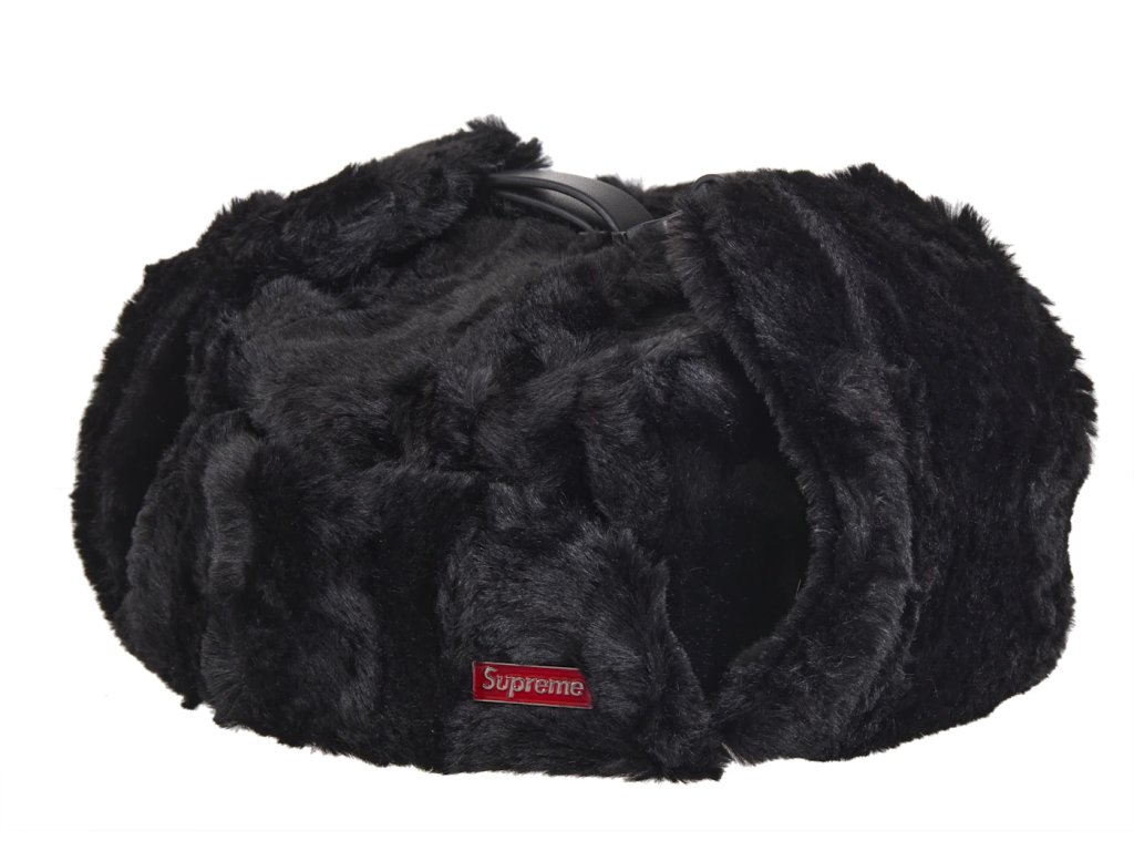 Supreme Ushanka Hat Black - ADONIO
