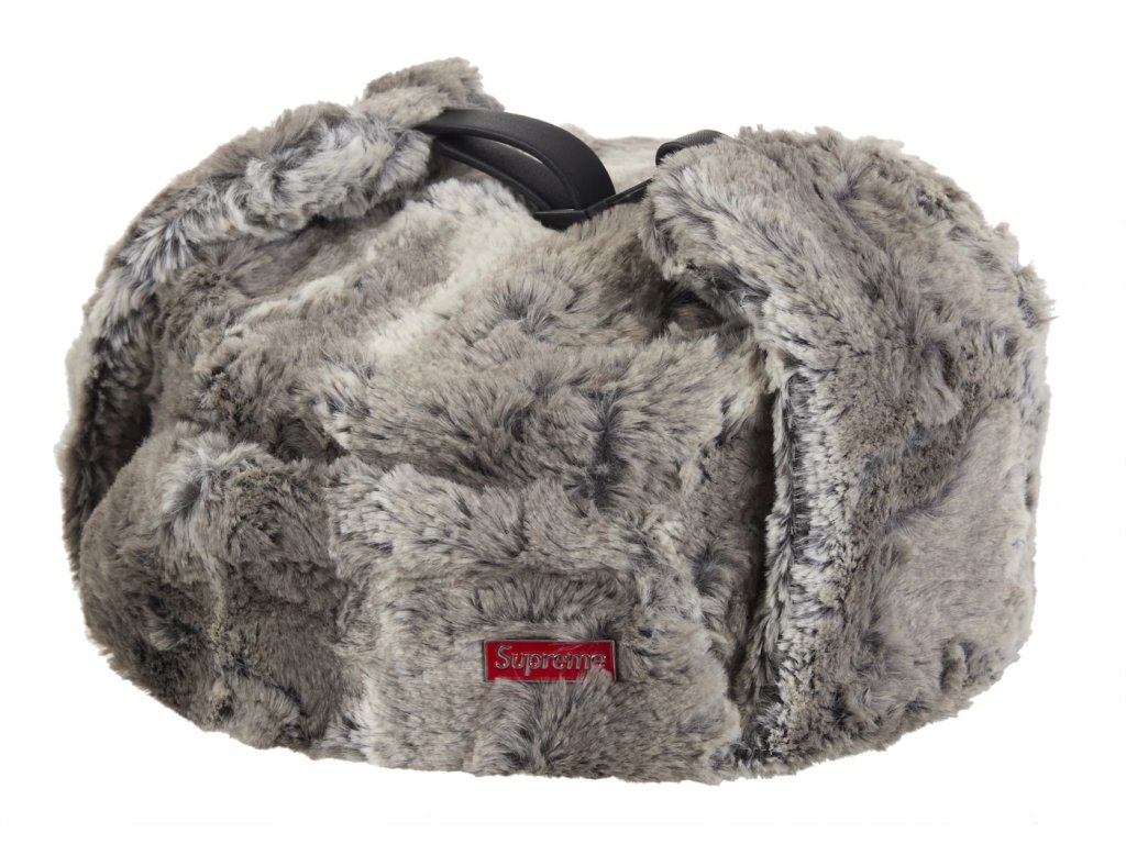 Supreme Ushanka Hat Grey - ADONIO