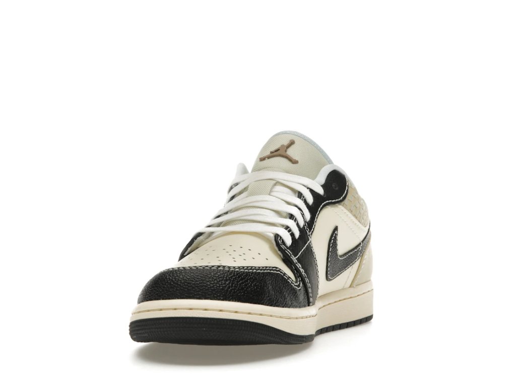 Air Jordan 1 Low SE Coconut Milk Black Muslin - ADONIO