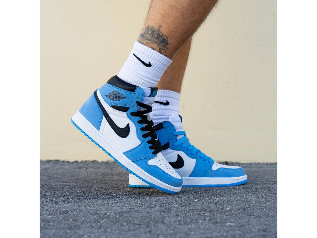 university blue laces