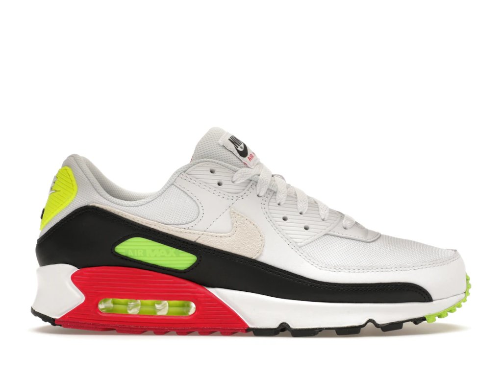 Nike Air Max 90 White Volt Rush Pink ADONIO