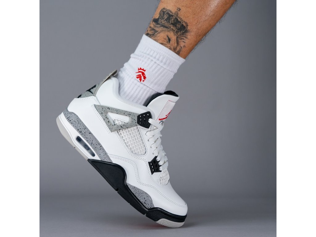 靴 Air Jordan 4 Retro Retro Cement Amazon.com | (Men's) Air Jordan 4 Retro 'Red Cement' 8M