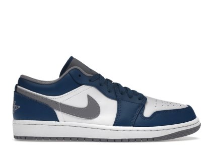 tenisky a boty air jordan 1 low true blue cement panske damske 553558-412 1