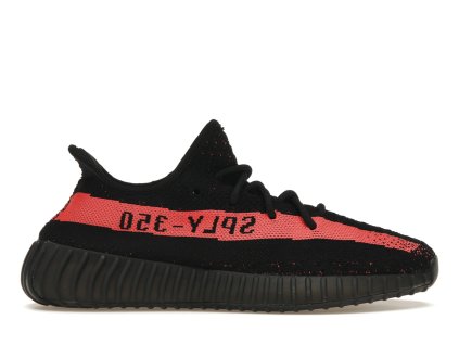 tenisky a boty adidas yeezy boost 350 v2 core black red panske damske BY9612 1
