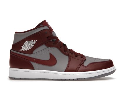 tenisky a boty air jordan 1 mid cherrywood red panske damske DQ8426-615 1