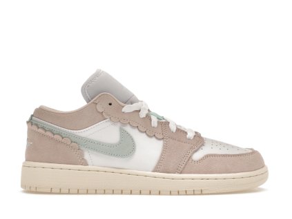 tenisky a boty air jordan 1 low white pink soft blue gs panske damske DZ5356-800 1