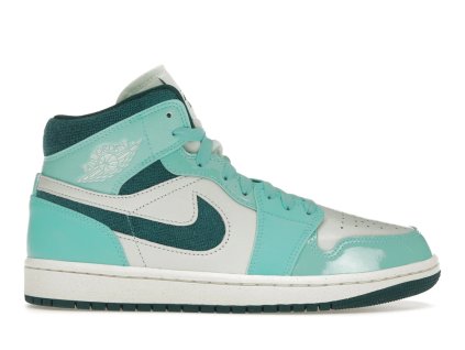 tenisky a boty air jordan 1 mid chenille bleached turquoise w panske damske DZ3745-300 1