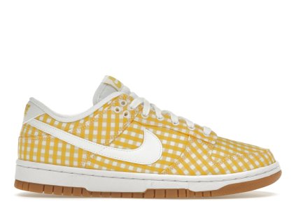 tenisky a boty nike dunk low yellow gingham w panske damske DZ2777-700 1