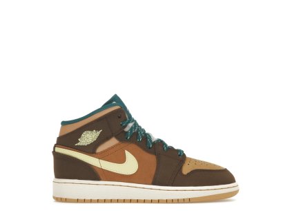 tenisky a boty air jordan 1 mid cacao wow gs panske damske DZ6335-200 1