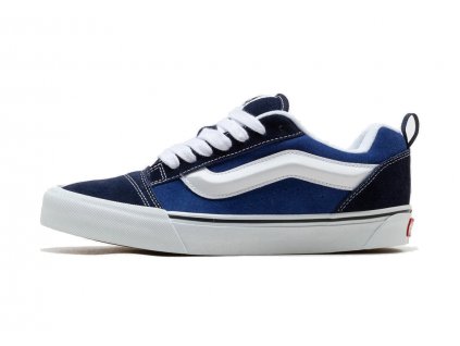 vans knu skool navy white 1