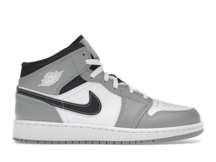 tenisky a boty air jordan 1 mid light smoke grey anthracite gs panske damske 554725-078 1