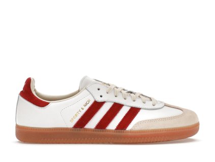 tenisky a boty adidas samba sporty & rich white collegiate burgundy panske damske IF5660 1