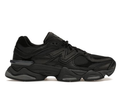 tenisky a boty new balance 9060 triple black leather panske damske U9060NRI 1