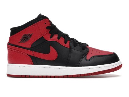 tenisky a boty air jordan 1 mid banned gs panske damske 554725-074 1