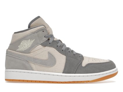 tenisky a boty jordan 1 mid se coconut milk particle grey panske damske DN4281-100 1