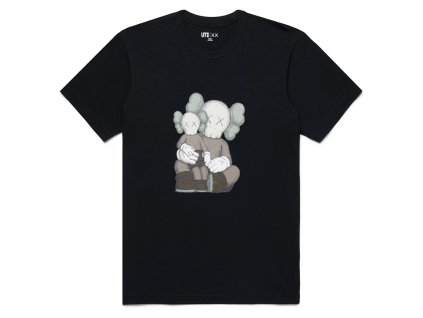 tenisky a boty kaws x uniqlo ut short sleeve graphic t-shirt us sizing black panske damske 467775 1