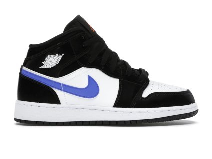tenisky a boty jordan 1 mid black racer blue white gs panske damske 554725-084 1