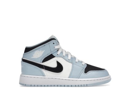 tenisky a boty air jordan 1 mid ice blue gs panske damske 555112-401 1