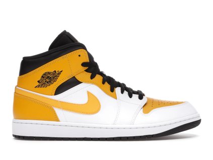 tenisky a boty jordan 1 mid university gold panske damske 554724-170/554725-170 1