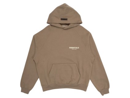tenisky a boty fear of god essentials hoodie desert taupe panske damske 1
