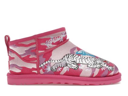 tenisky a boty ugg classic ultra mini boot palace pink camo panske damske 1172071-PKC 1