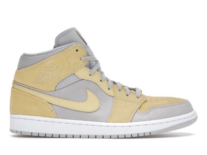 tenisky a boty jordan 1 mid mixed textures yellow panske damske DA4666-001 1