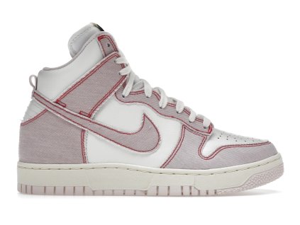tenisky a boty nike dunk high 1985 barely rose denim panske damske DQ8799-100 1