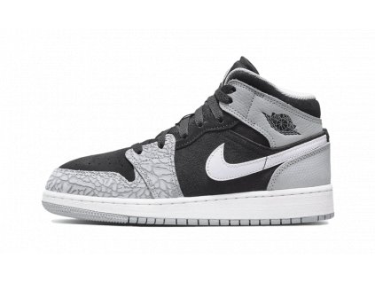 air jordan 1 mid elephant print gs 1