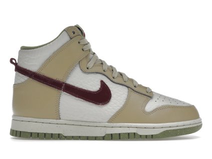 tenisky a boty nike dunk high tumbled tan white brown w panske damske DX8956-001 1