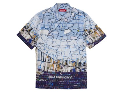 tenisky a boty supreme mosaic s s shirt multicolor panske damske 1