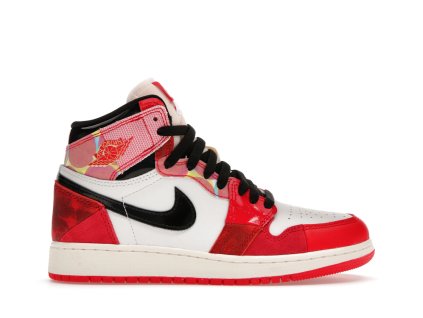 tenisky a boty jordan 1 retro high og spider-man across the spider-verse gs panske damske DV1753-601 1